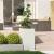 Jardinieră alb 40x80x80 cm oțel GartenMobel Dekor