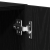Şifonier  Negru Stejar 70x42,5x40 cm Lemn prelucrat GartenMobel Dekor