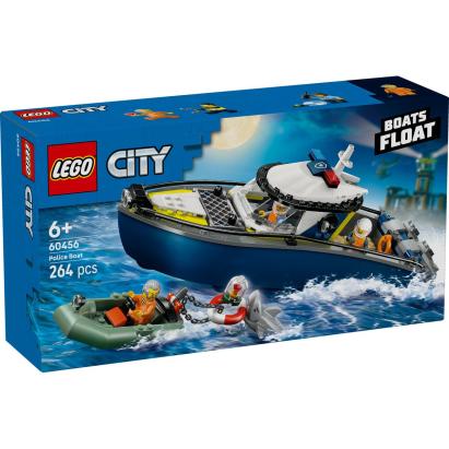 LEGO CITY URMARIRE CU BARCA DE POLITIE 60456 SuperHeroes ToysZone
