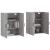 Dulapuri montate pe perete, 2 buc, gri sonoma, 69,5x34x90 cm GartenMobel Dekor