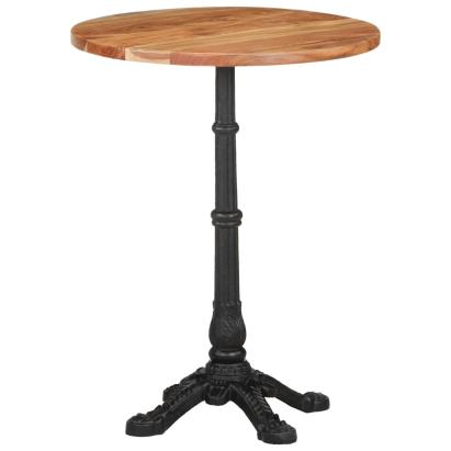 Masă de bistro, Ø60 x 76 cm, lemn masiv de acacia GartenMobel Dekor