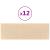 Panouri de perete 12 buc. crem 90x30 cm textil 3,24 m² GartenMobel Dekor
