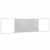Tablă magnetică pliabilă, alb, 160x40x1,7 cm, aluminiu GartenMobel Dekor