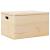 Cutie din lemn cu capac 40x30x23 cm din lemn masiv de pin GartenMobel Dekor