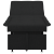 Canapea Extensibilă 3 în 1 Design cu Tăvălug Material Textil Negru GartenMobel Dekor
