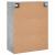 Dulap cu montaj pe perete, gri beton, 69,5x34x90 cm GartenMobel Dekor