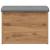 Bancă de depozitare Stejar artizanal 62x42x45 cm lemn prelucrat GartenMobel Dekor