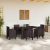 Masă de grădină Maro 150x100x73 cm din ratan sintetic GartenMobel Dekor