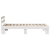 Cadru de pat cu tablou Alb 100x200 cm Lemn masiv de pin GartenMobel Dekor