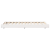 Cadru de pat Alb Lemn de pin 80 x 200 cm Rezistent Cadru pat GartenMobel Dekor