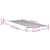 Cadru de pat Alb Lemn de pin 80 x 200 cm Rezistent Cadru pat GartenMobel Dekor