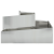 Ghiveci 80x80x50 cm Oțel Galvanizat GartenMobel Dekor