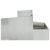 Ghiveci 80x80x50 cm Oțel Galvanizat GartenMobel Dekor
