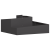 Ghivece & Ghivece Negru Metal Mare Inserții decorative Ghiveci GartenMobel Dekor