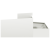 Ghivece & Plante Alb Plastic Mediu Detalii decorative GartenMobel Dekor