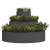 Ghiveci metalic Oțel/negru Oțel Mare Modular Ghiveci metalic GartenMobel Dekor