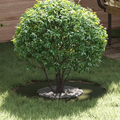 Ghiveci Verde Oliv Verde oliv Plastic Mediu Inserții decorative GartenMobel Dekor