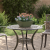 Ghiveci Metalic Verde Olive Metal Mediu Inserții Decorative GartenMobel Dekor