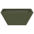 Ghiveci Metalic Verde Olive Metal Mediu Inserții Decorative GartenMobel Dekor