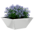 Set de Ghivece Metalice Oțel galvanizat 35 x 35 x 15 cm GartenMobel Dekor