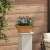 Ghiveci Metalic Oțel Rezistent la Vreme 35 x 35 x 15 cm Durabil GartenMobel Dekor