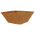 Ghivece metalice Oțel rezistent la vreme 35 x 35 x 15 cm GartenMobel Dekor
