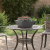 Ghiveci Metalic Negru Metal 40 x 40 x 15 cm Durabil GartenMobel Dekor