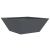 Set Ghivece din Plastic Antracit Plastic 40 x 40 x 15 cm GartenMobel Dekor