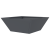 Set Ghivece din Plastic Antracit Plastic 40 x 40 x 15 cm GartenMobel Dekor