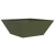 Ghiveci Metalic Verde Măsliniu Metal 40 x 40 x 15 cm GartenMobel Dekor
