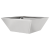 Ghiveci Metalic Oțel Inoxidabil 40 x 40 x 15 cm Detalii Decorative GartenMobel Dekor