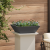 Set de Ghivece din Plastic Negru 50 x 50 x 15 cm GartenMobel Dekor
