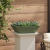 Ghiveci Metalic Verde Măsliniu Metal 50 x 50 x 15 cm GartenMobel Dekor