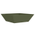 Ghiveci Metalic Verde Oliv Metal 50 x 50 x 15 cm Pătrat Modern GartenMobel Dekor