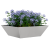 Set de ghivece metalice Oțel inoxidabil Mare Inserții decorative GartenMobel Dekor