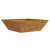 Ghiveci Metalic Oțel erodat 50 x 50 x 15 cm Inserții Decorative GartenMobel Dekor