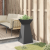 Suport pentru plante Negru Plastic 35 x 35 x 73 cm Ghivece GartenMobel Dekor