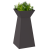 Suport pentru Plante Negru Plastic 35 x 35 x 73 cm GartenMobel Dekor