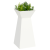 Suport pentru plante Alb Plastic 35 x 35 x 73 cm GartenMobel Dekor