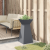 Suport pentru plante Antracit Plastic 35 x 35 x 73 cm Ghivece GartenMobel Dekor