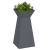 Suport pentru plante Antracit Plastic 35 x 35 x 73 cm Ghivece GartenMobel Dekor