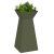 Suport pentru plante Verde măsliniu Metal 35 x 35 x 73 cm Ghivece GartenMobel Dekor