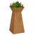 Suport pentru plante Oțel erodat 35 x 35 x 73 cm Ghiveci metalic GartenMobel Dekor