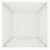 Suport pentru plante Alb Metal 40 x 40 x 101 cm GartenMobel Dekor