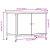 Stand TV din lemn vechi Lemn vechi Lemn 60 x 35 x 45 cm Durabil GartenMobel Dekor