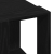 Masă de cafea Stejar negru MDF 32 x 32 x 30 cm Simplă Pătrată GartenMobel Dekor