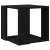 Masă de cafea Stejar negru MDF 32 x 32 x 30 cm Simplă Pătrată GartenMobel Dekor