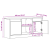 Centru de Divertisment Lemn vechi Lemn prelucrat 100 x 34.5 x 50 cm GartenMobel Dekor