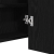 Cabinet oglindă LED Stejar negru 100x12x45 cm Lemn laminat GartenMobel Dekor