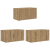 Set Cabinet TV Stejar Artisan MDF, Furnir Mediu Cabinet TV GartenMobel Dekor
